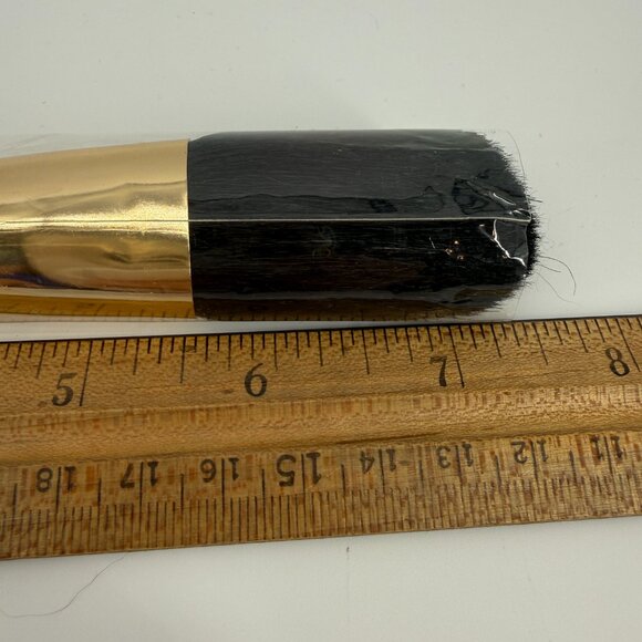 Joan Rivers BEAUTY MAKEUP powder brush NEW In Package 7” Gold Handle - Picture 4 of 5
